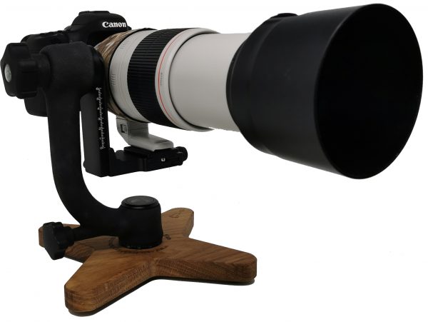 photography hide plate supporting 100mm - 400mm lens