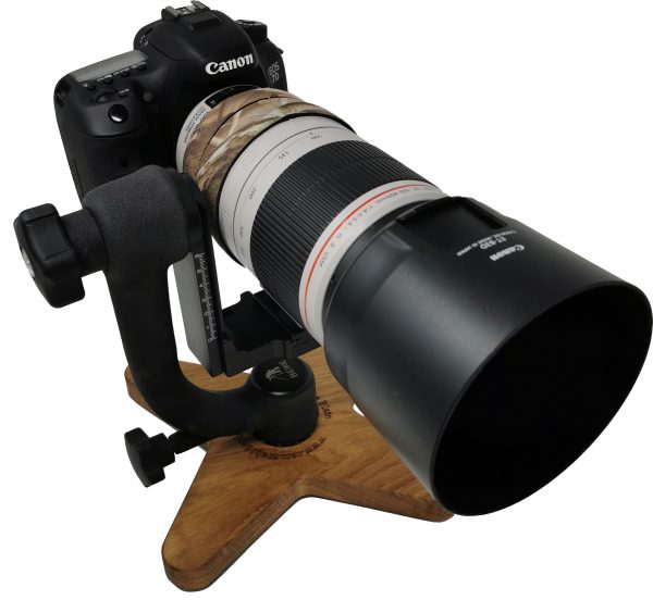 portable hide plate supporting 100mm - 400mm lens